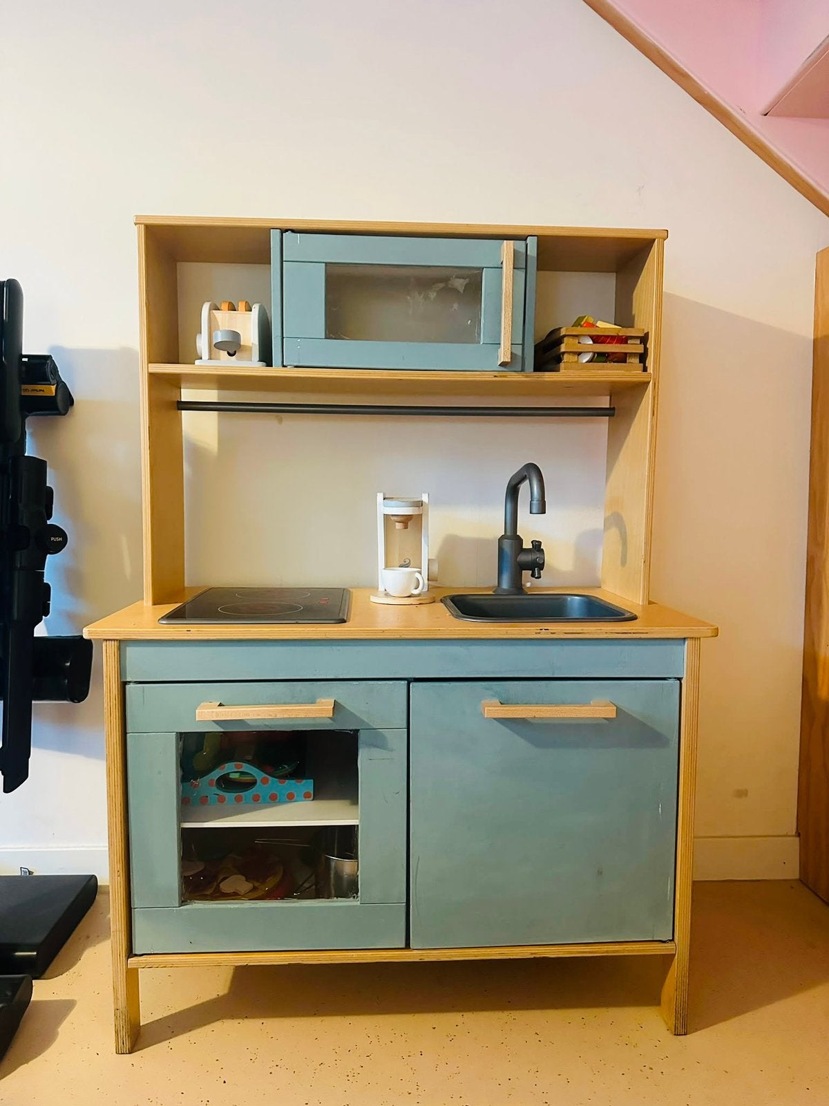 IKEA Duktig speelkeuken, custom geschilderd met items, Ophalen, Zo goed als nieuw