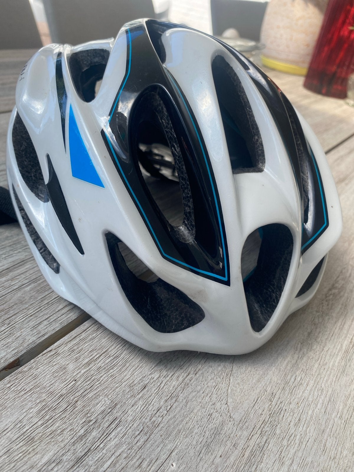 B-twin fietshelm maat L (57-62 cm), Ophalen, Gebruikt, L, Heer of Dame