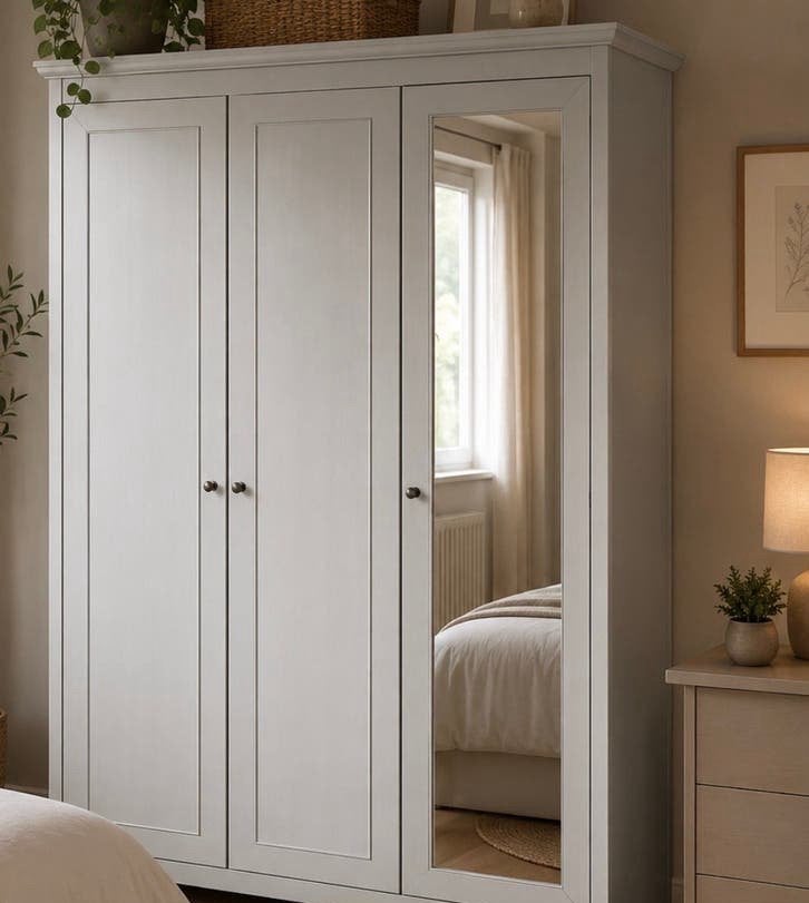 IKEA Kast met spiegeldeur 🆘 OP=OP WEGENS VERHUIZING, Huis en Inrichting, Ophalen, Gebruikt, 100 tot 150 cm, 150 tot 200 cm