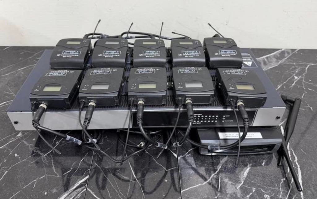 10 x Sennheiser ontvanger – Symetrix Jupiter 12, Audio, Tv en Foto, Ophalen, Audio