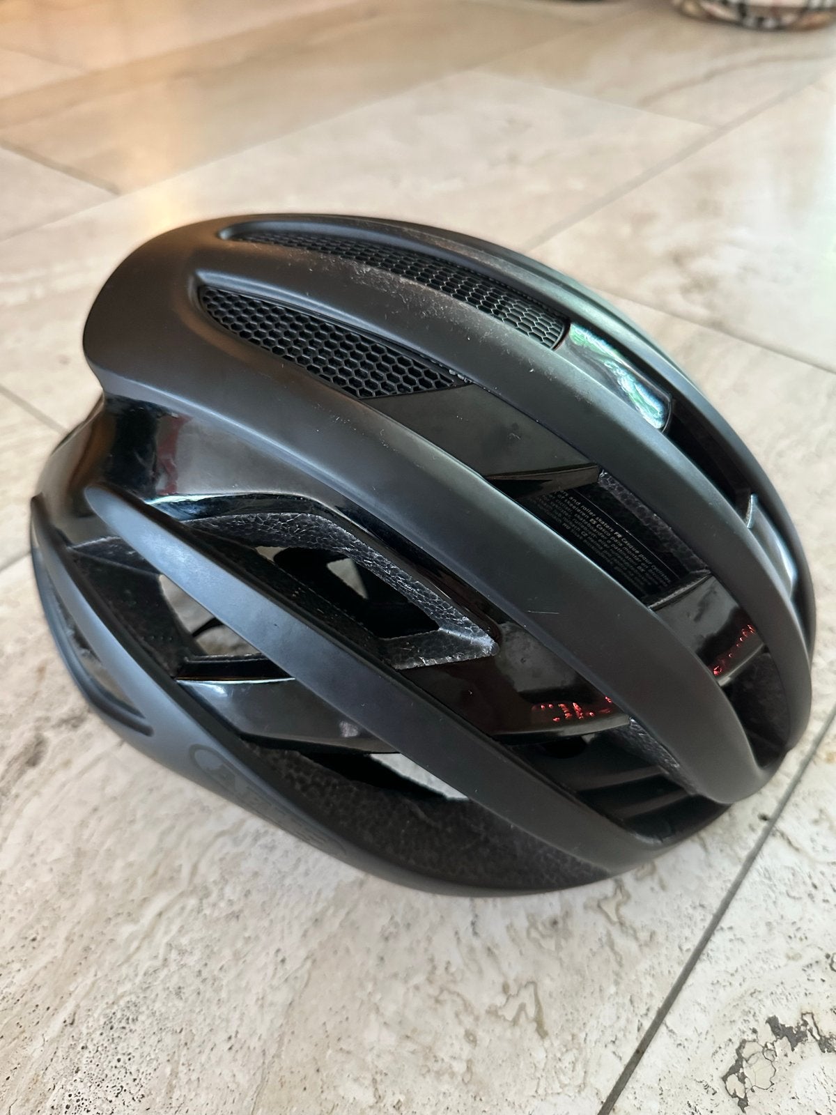 Abus Airbreaker Fietshelm Zwart Maat M, Fietsen en Brommers, Fietsaccessoires | Fietshelmen, Gebruikt, Heer of Dame, M, Ophalen of Verzenden
