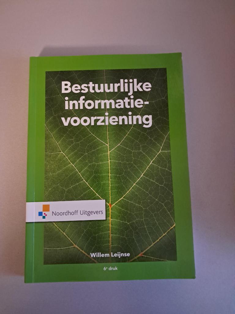Bestuurlijke informatievoorziening, Boeken, Ophalen of Verzenden, Nieuw, Overige niveaus