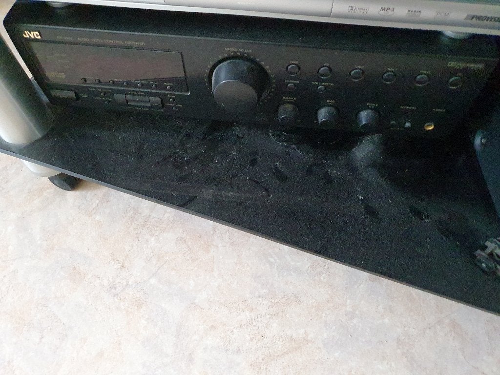TEKoop Audiovideo receiver JVC RX716,225 Watt,5.1geluid €155, Ophalen, JVC, Zo goed als nieuw, 120 watt of meer