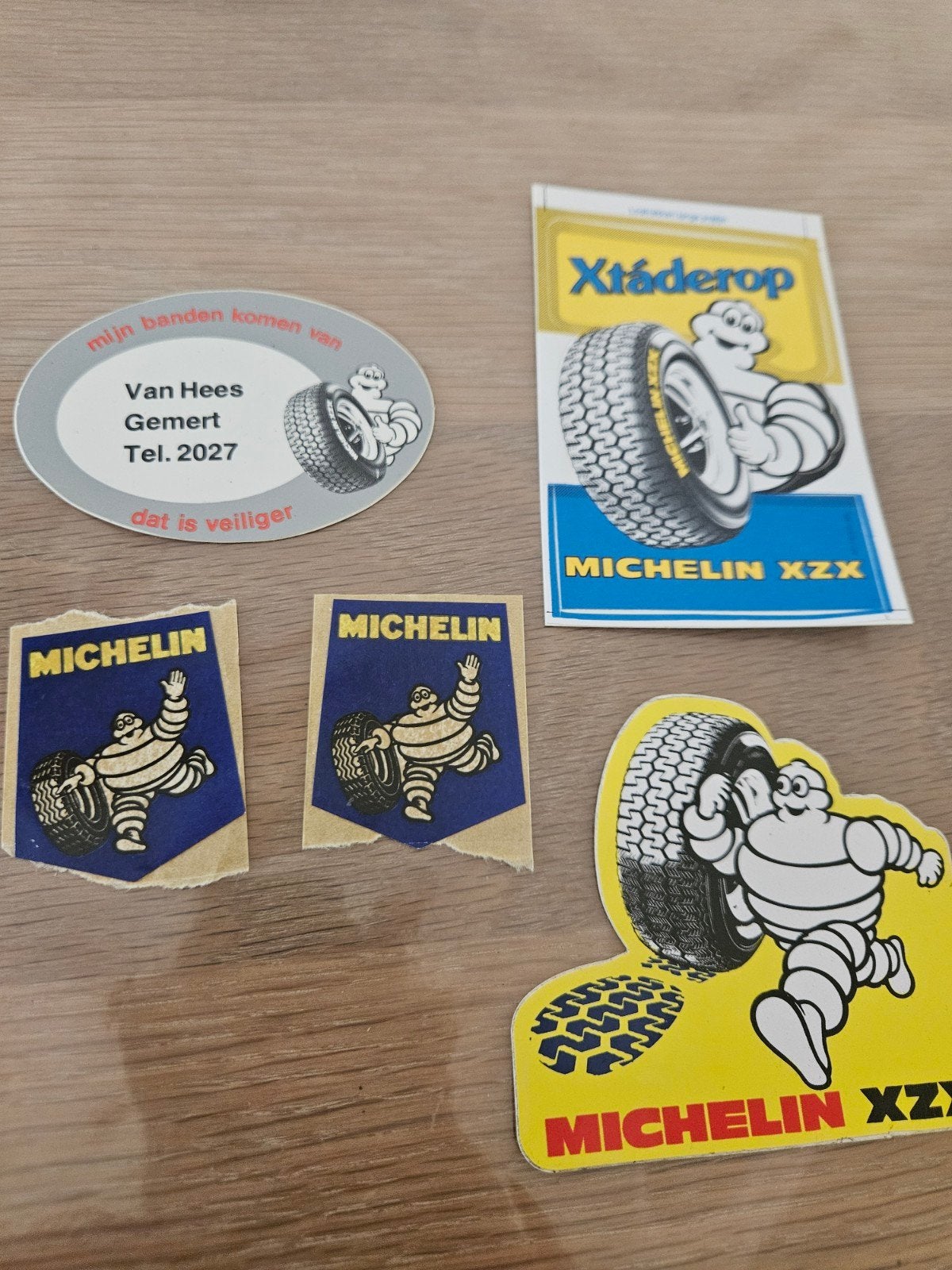 Michelin stickers, Ophalen of Verzenden, Zo goed als nieuw