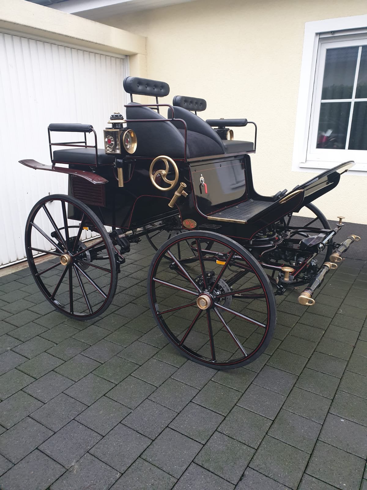 Tweespann pony Presentatiewagen Glinkowski Koets, Nieuw, Pony
