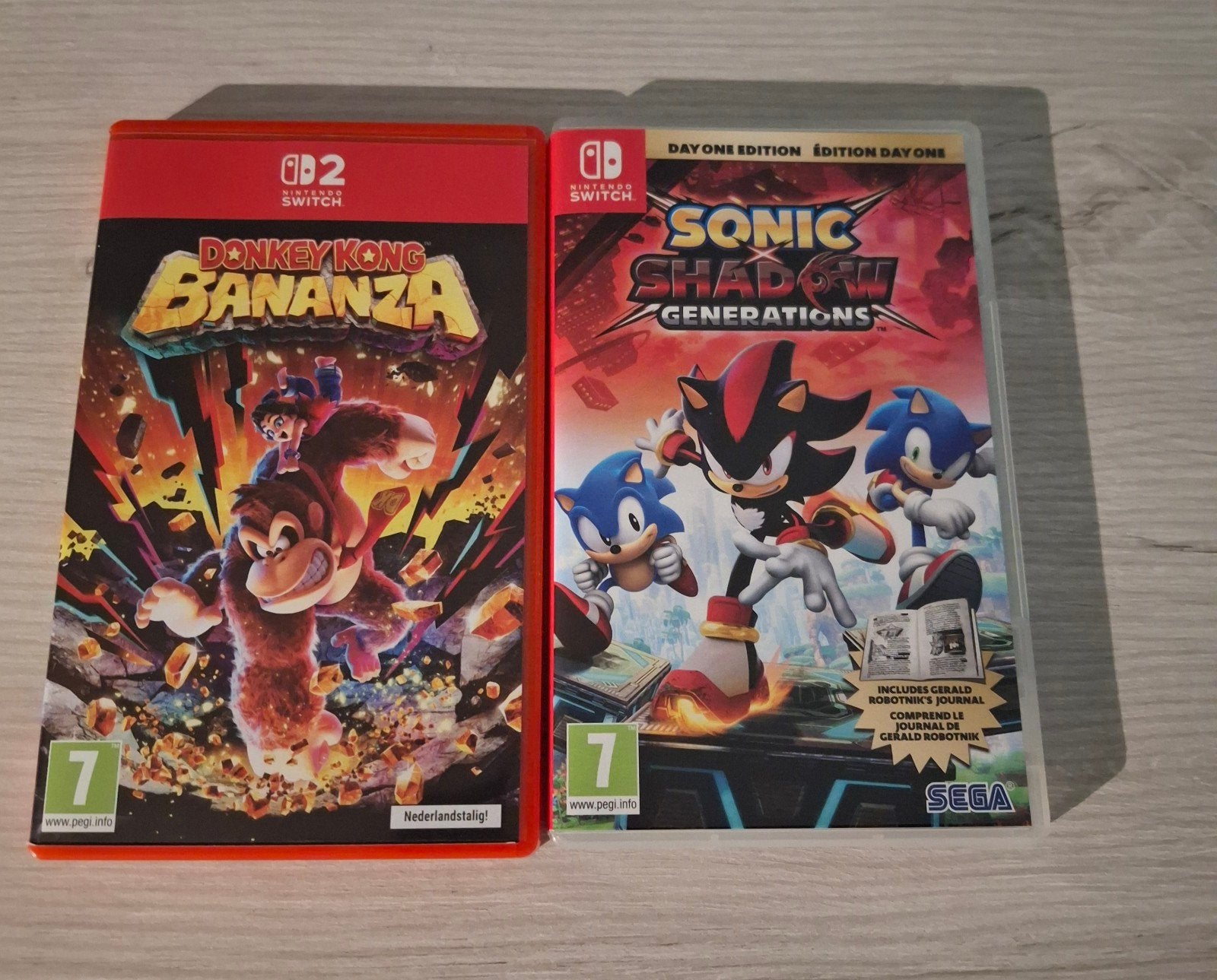switch game spelletjes donkey Kong bananza + sonic shaduw, Avontuur en Actie, 1 speler, Ophalen of Verzenden, Zo goed als nieuw