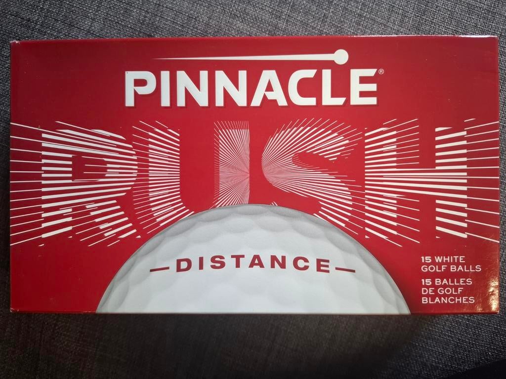 Nieuwe Pinnacle Rush golfballen - 15 stuks, Verzenden, Nieuw, Bal(len), Overige merken