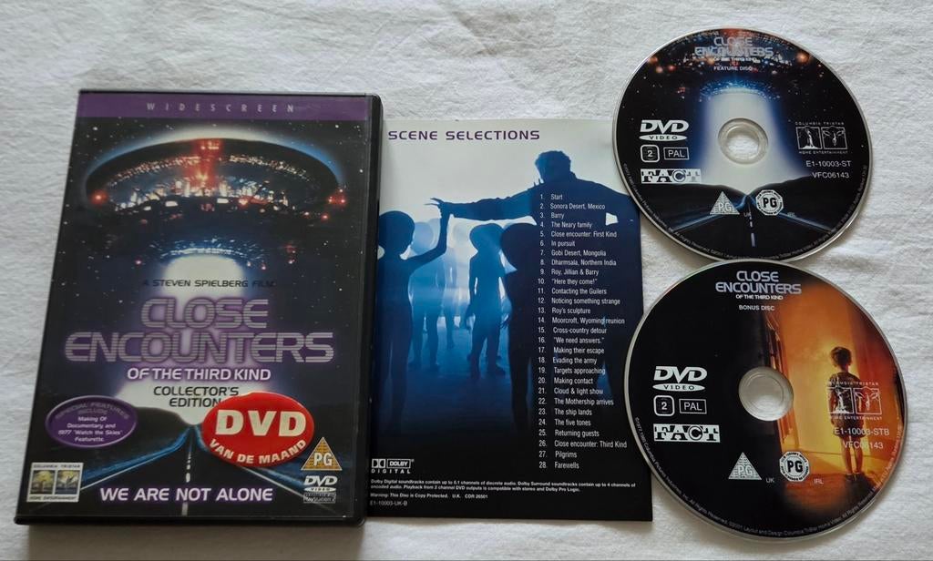 Steven Spielberg Close Encounters Of The Third Kind Dvd's, Alle leeftijden, Ophalen of Verzenden, Zo goed als nieuw