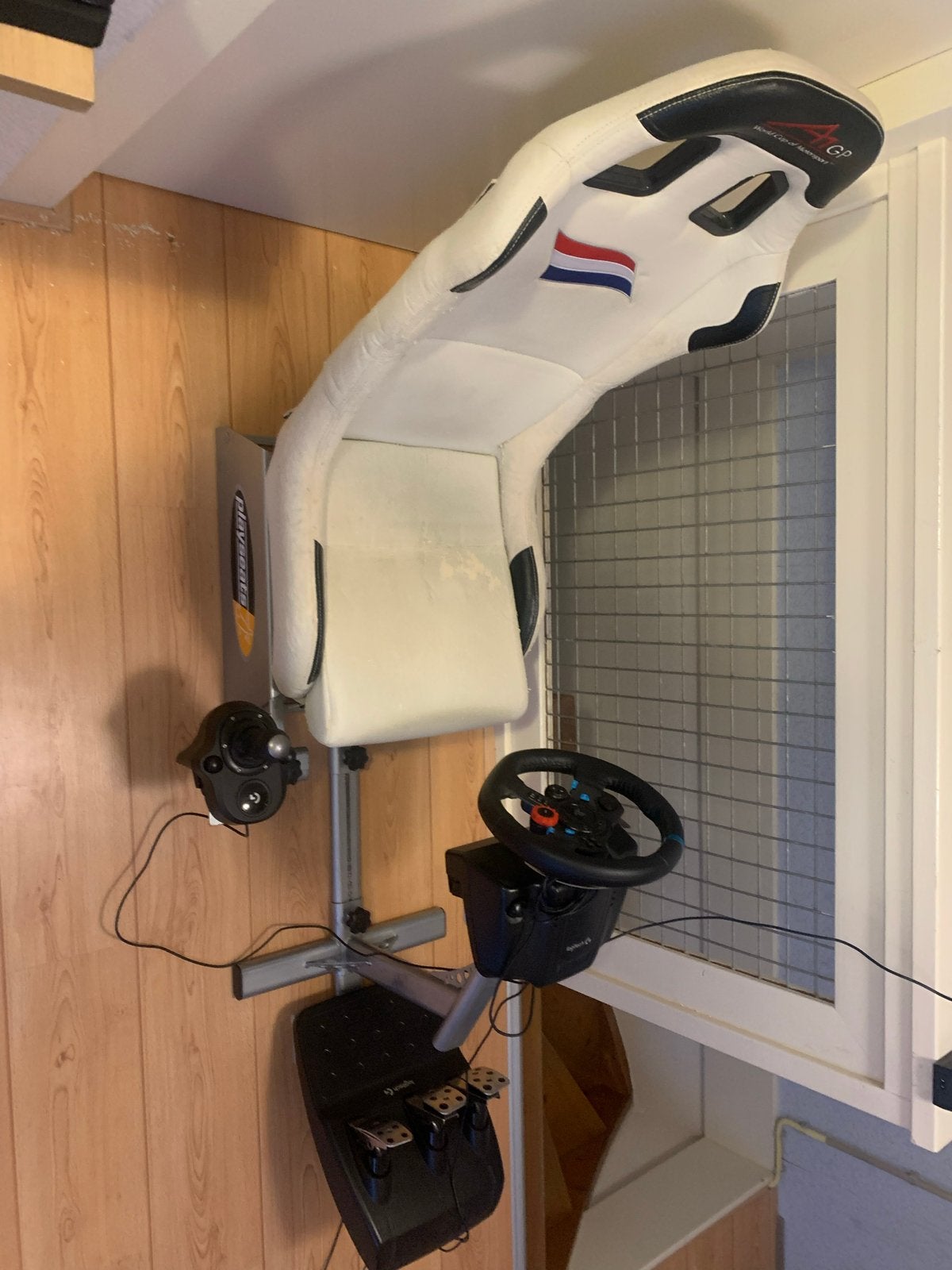 Logitech playseat, Racestoel, Gebruikt, Force feedback, Logitech