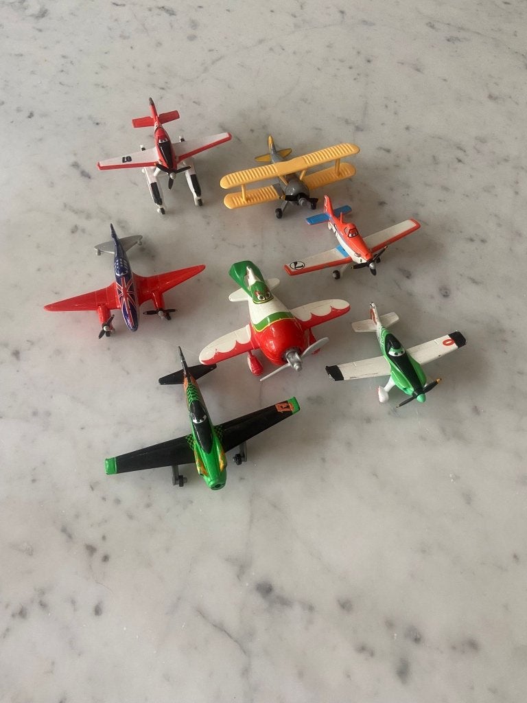 Disney Planes vliegtuigjes (7 stuks), Ophalen of Verzenden, Gebruikt