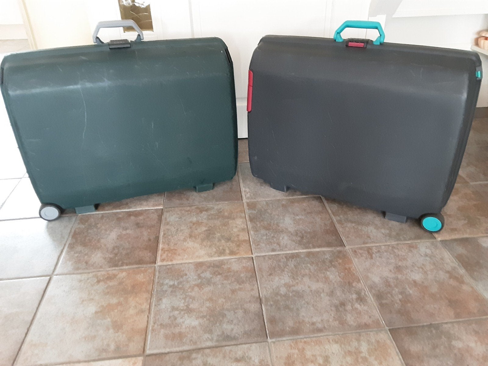 samsonite koffers, Sieraden, Tassen en Uiterlijk, Koffers, Gebruikt, Hard kunststof, 70 cm of meer, 55 cm of meer
