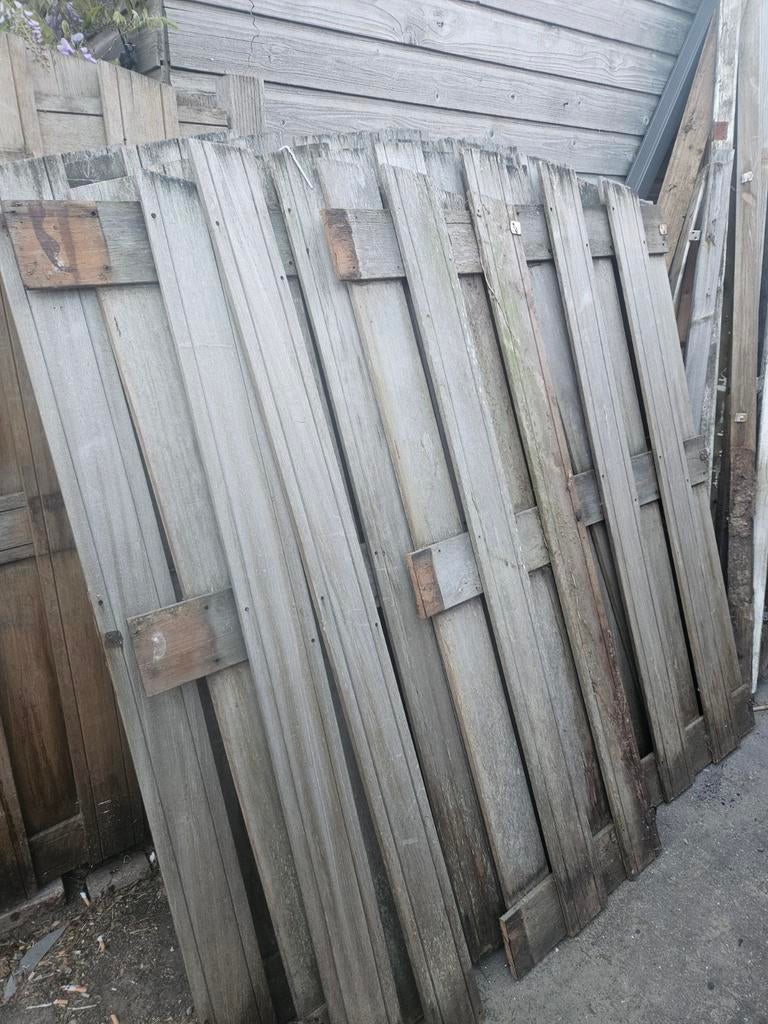 Gratis harthouten schermen, Ophalen of Verzenden, Hout, Minder dan 3 meter, 1 tot 2 meter