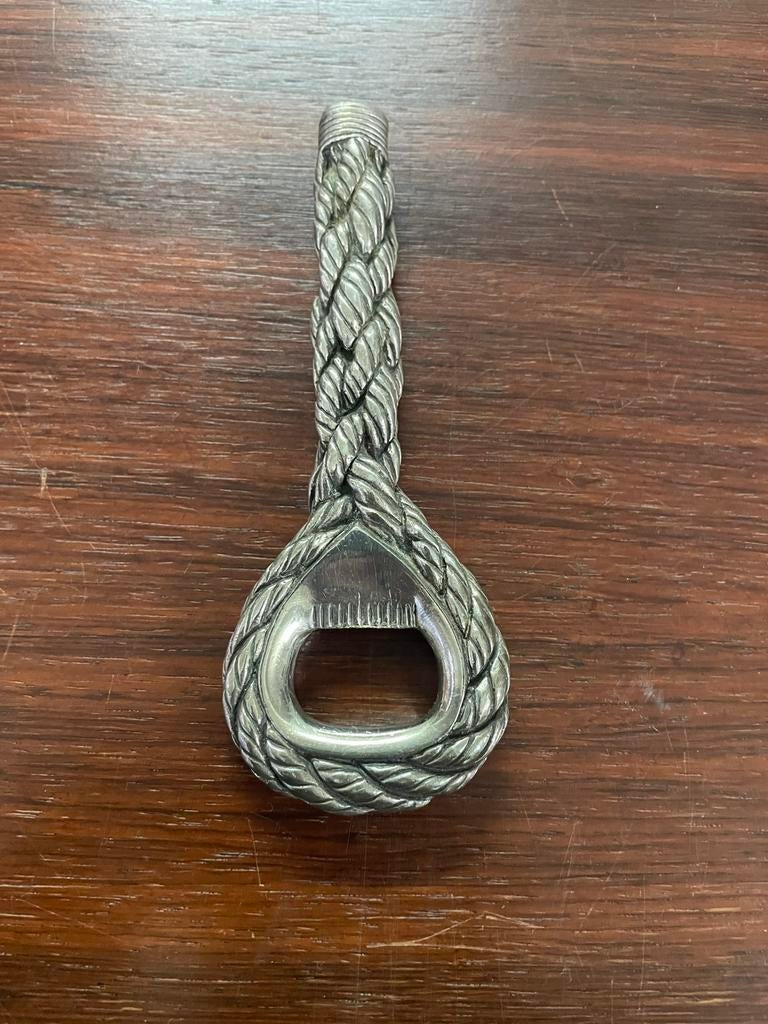 Hermès Paris Flessenopener Touw Design, Antiek en Kunst, Ophalen of Verzenden, Zilver