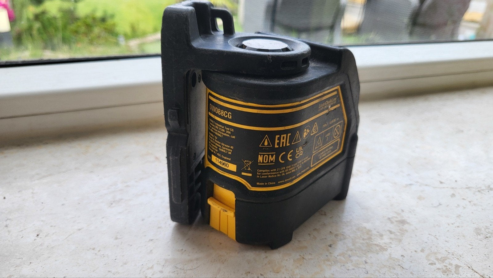 Dewalt DW088CG Kruislijnlaser zelfnivellerend groene laser, Ophalen of Verzenden, Gebruikt