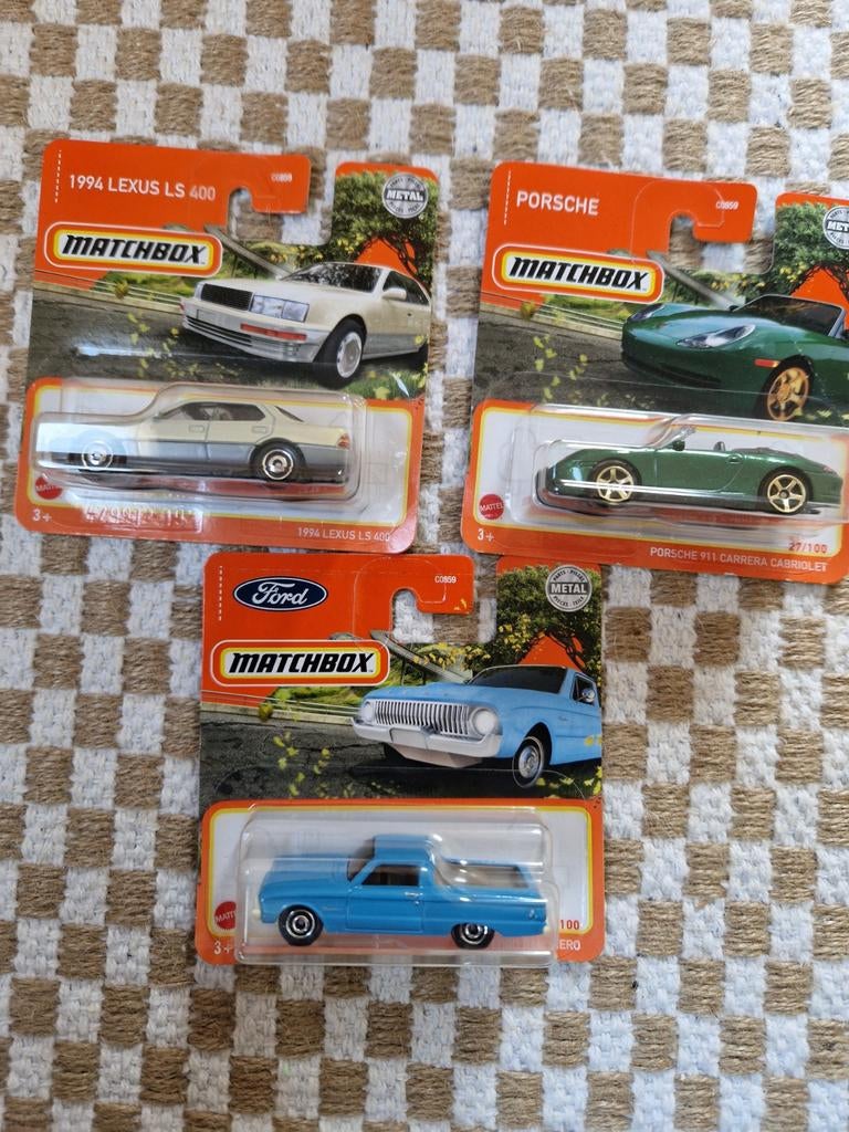 Matchbox, Autootjes ,nieuw Porsche, lexus, ford, Ophalen of Verzenden, Nieuw, Auto