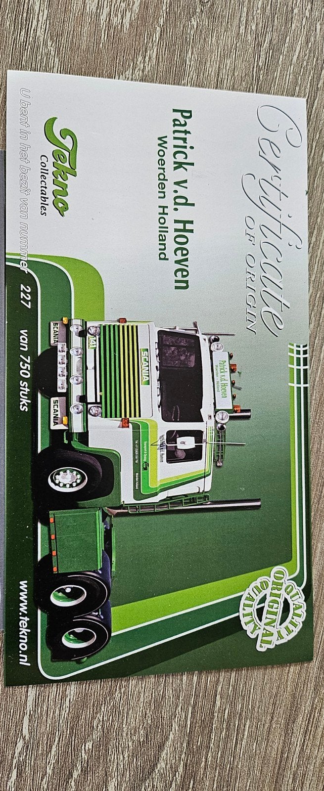 Tekno 1 :50, Hobby en Vrije tijd, Modelauto's | 1:50, Ophalen of Verzenden, Nieuw, Bus of Vrachtwagen, Tekno