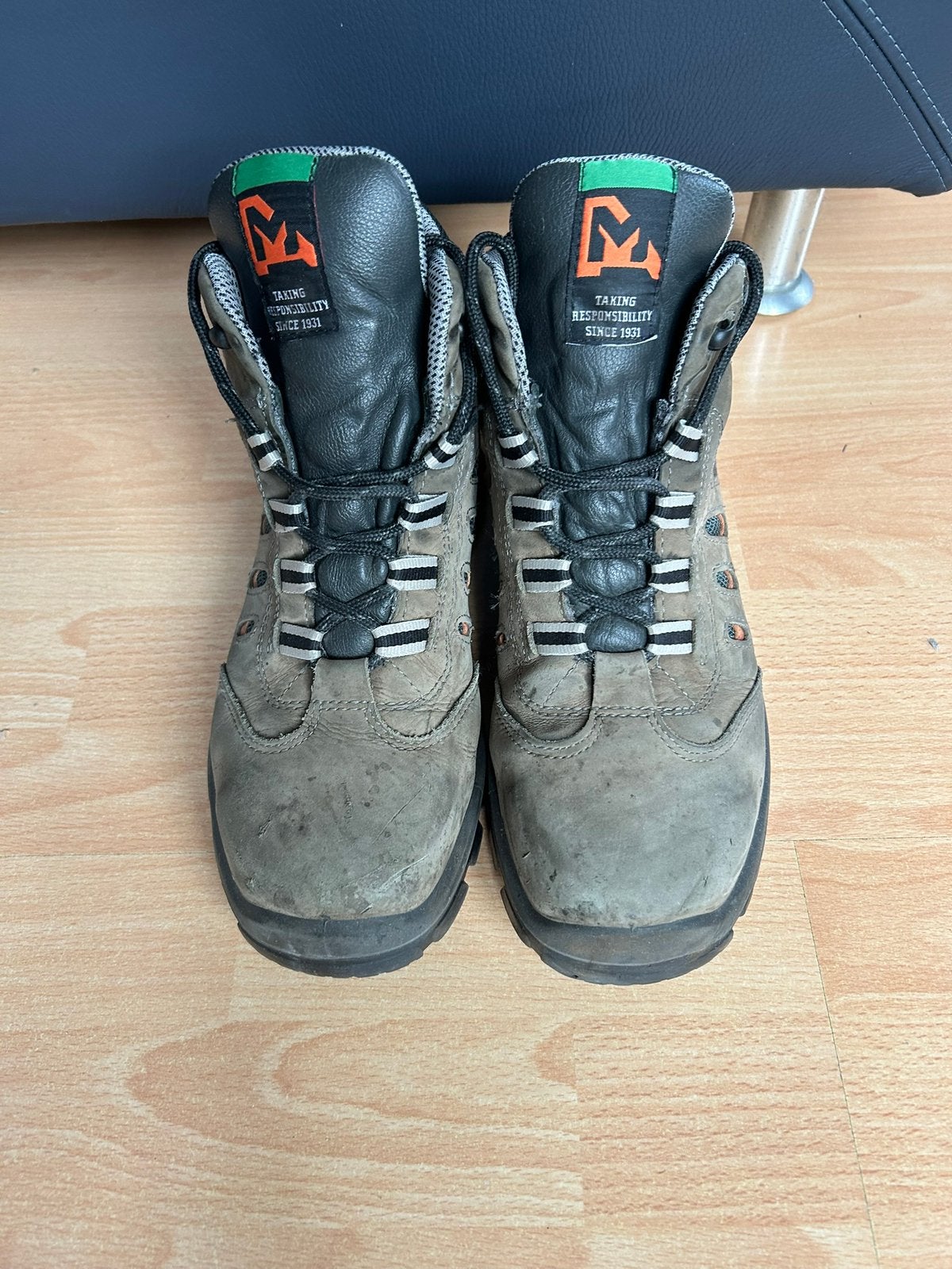 Emma werkschoenen/veiligheidsschoenen, maat 43d, S3, Ophalen, Gebruikt
