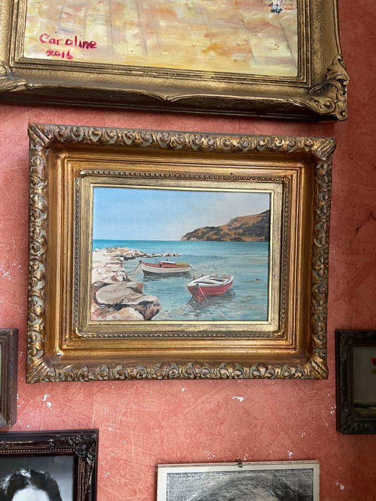 Schilderij met lijst, Ophalen
