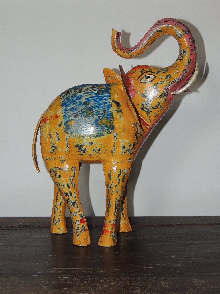 Olifant ijzer handwerk uit India € 35,=, Huis en Inrichting, Ophalen, Nieuw