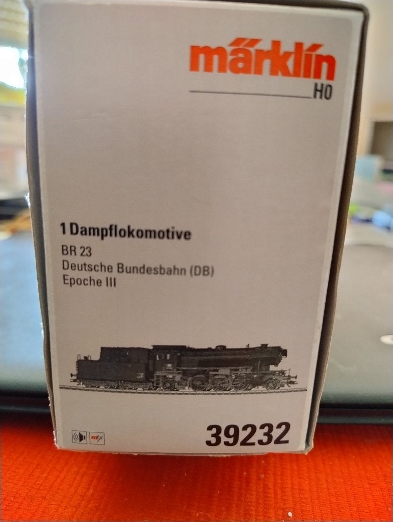 Märklin 39232 – Stoomlocomotief BR 23 (DB) – Mfx+ Sound, Wisselstroom, Locomotief, Ophalen of Verzenden, Zo goed als nieuw