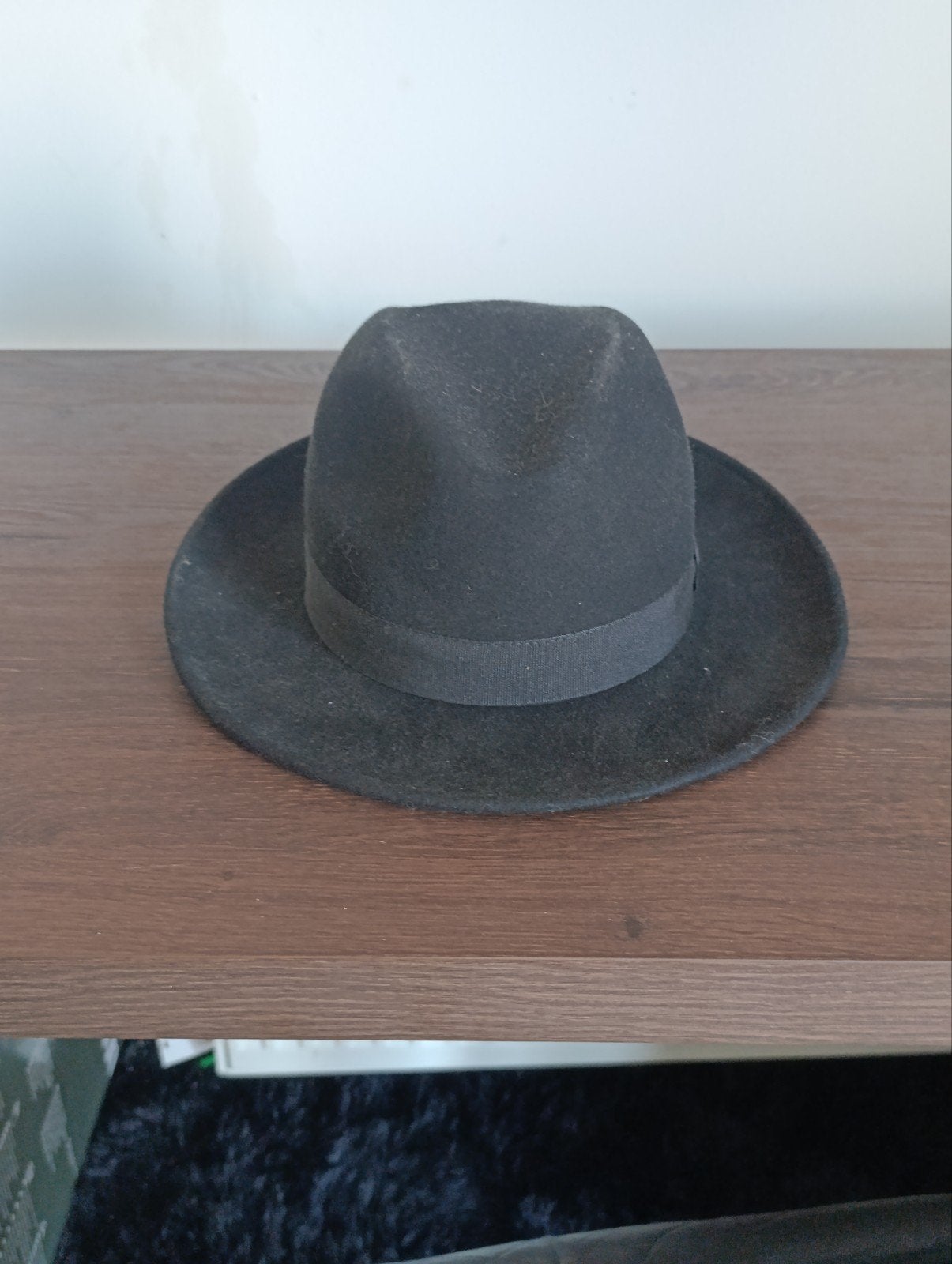 Fawler zwart wollen fedora, Ophalen, Fawler, Hoed, Zo goed als nieuw