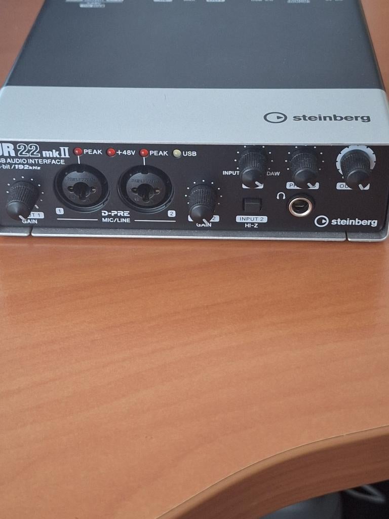 Steinberg UR22 MK2 audio interface geluidskaart, Ophalen of Verzenden, Zo goed als nieuw, Extern, Div