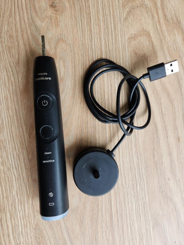 Philips Sonicare 6100 Elektrische Tandenborstel Zwart, Ophalen, Zo goed als nieuw, Mondverzorging