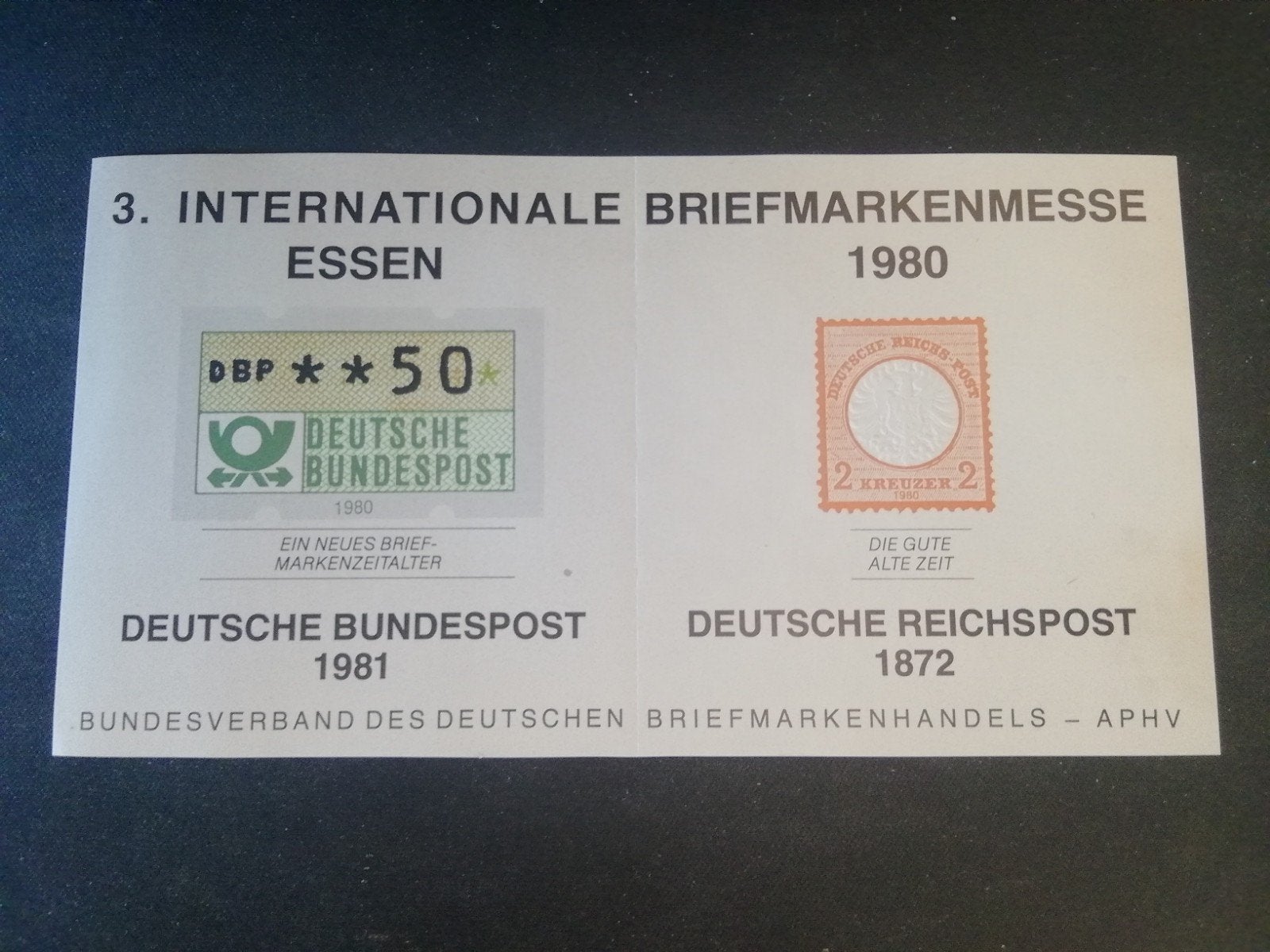 DEUTSCHE BUNDESPOST /REICHSPOST BLOK ESSEN 1980 POSTFRIS, Ophalen of Verzenden, BRD, Postfris