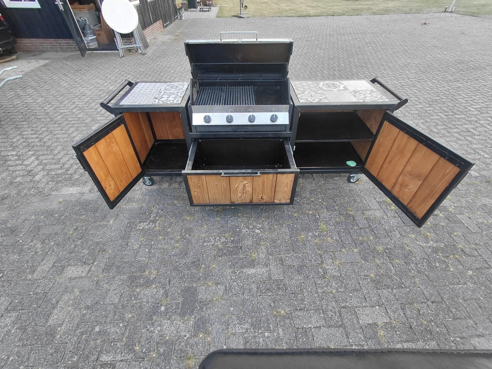 buiten keuken, Tuin en Terras, Buitenkeukens, Ophalen, Gebruikt, Gas