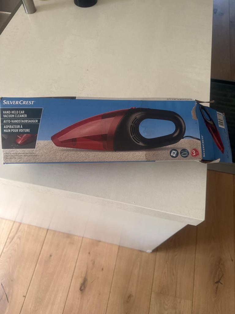 Hand stofzuiger kruimeldief voor de auto - Nieuw in doos, Ophalen of Verzenden, Nieuw