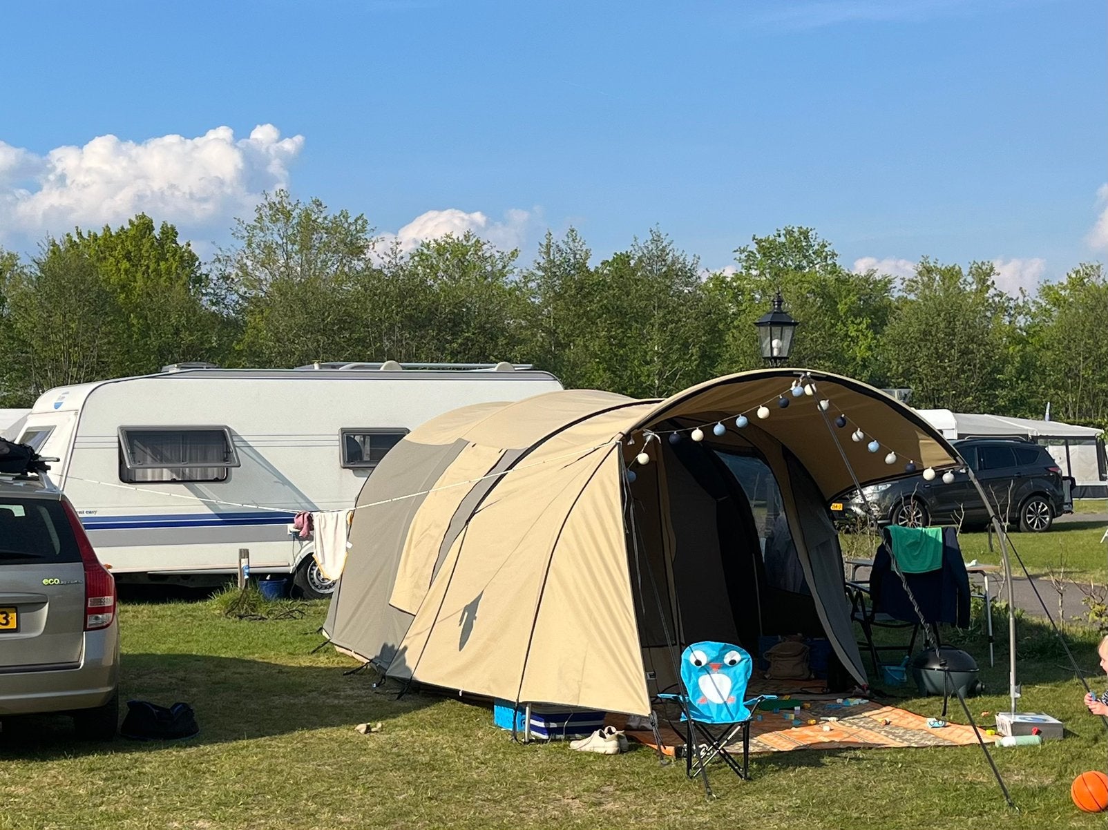 Tent Falco Buizerd 3000 met dakluifel en zijluifel, Ophalen, Zo goed als nieuw, Tot en met 4