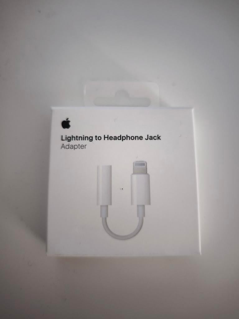 Apple Lightning naar 3.5mm koptelefoon jack adapter, Ophalen of Verzenden, Zo goed als nieuw, Snoer of kabel, Apple iPhone