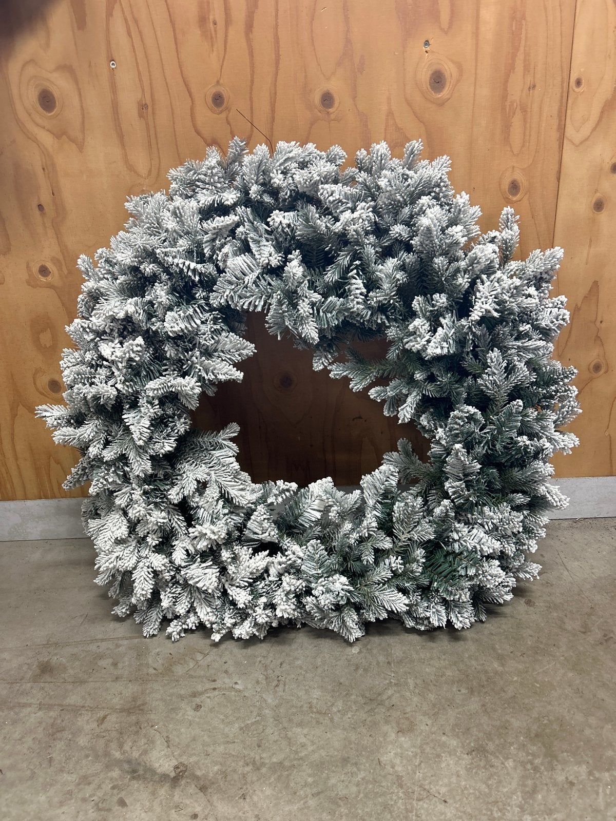 Krans kunst met sneeuw ptmd 80 cm, Ophalen of Verzenden, Nieuw