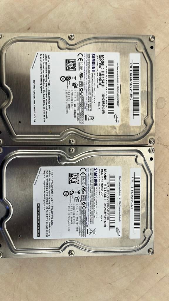 Samsung HD154 geschikt voor qnap NAS 1,5 TB, Intern, 1,5TB, Server, HDD