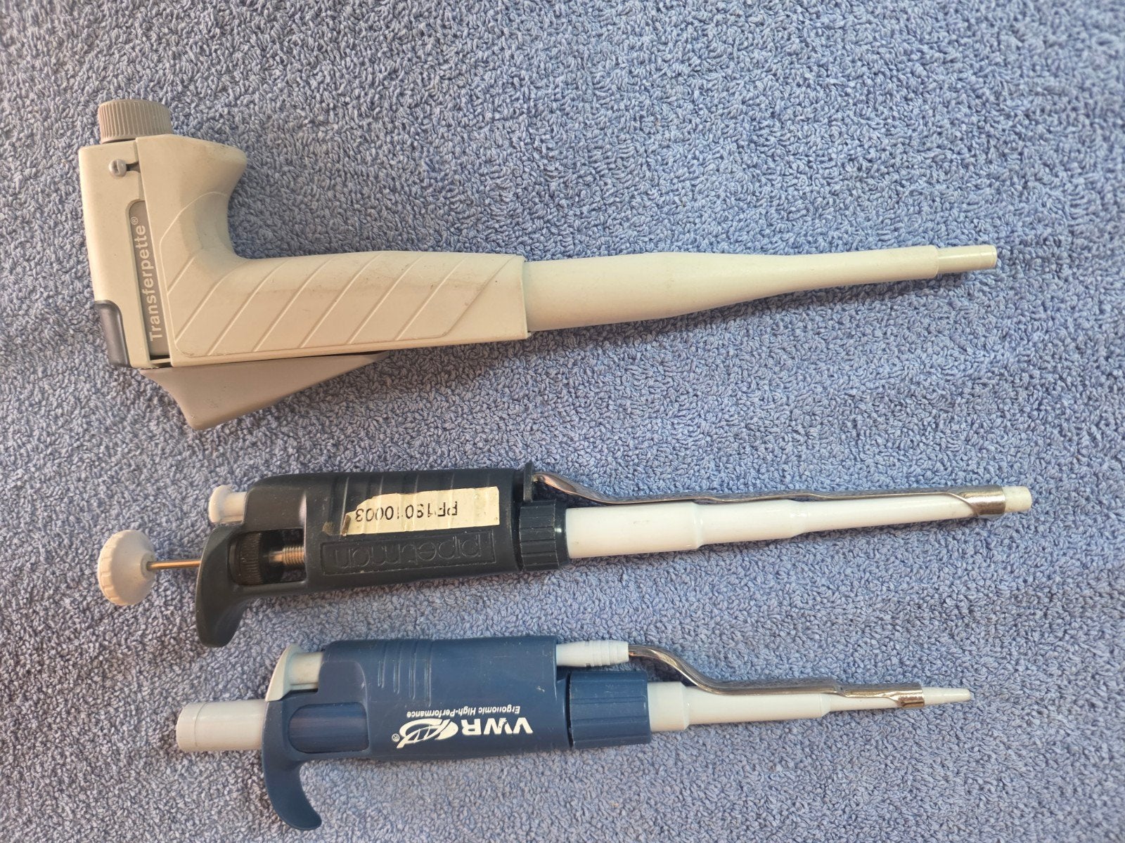 Doseer pipet 3 stuks., Ophalen of Verzenden, Gebruikt