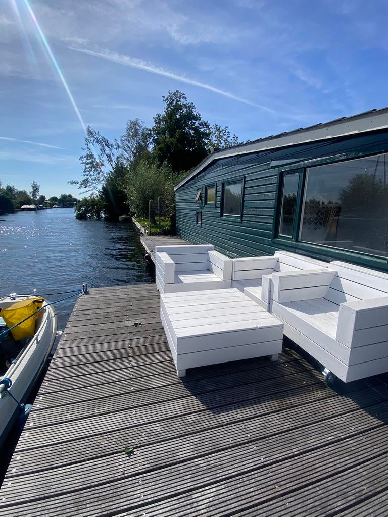Te koop  eiland met chalets Vinkeveense plassen.€170.000,00, Vakantie, Noord-Holland, Chalet, Bungalow of Caravan, Aan meer of rivier