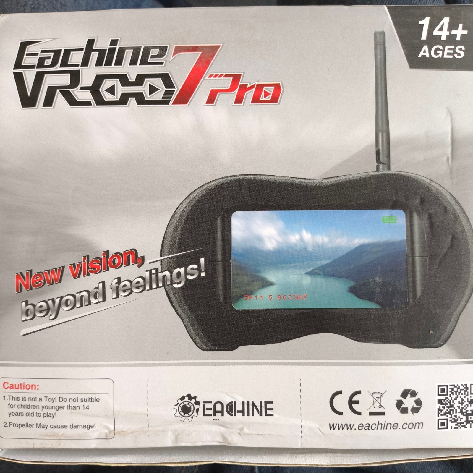 Eachine VR007 pro fpv set, Ophalen of Verzenden, Nieuw, Groter dan 1:32