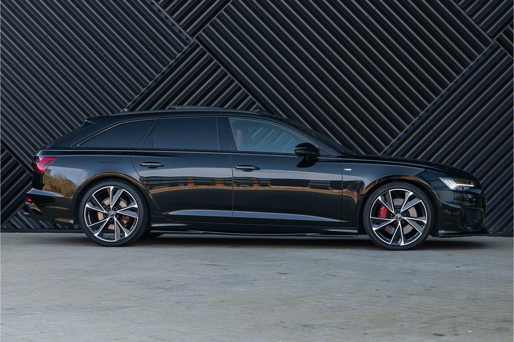 Audi A6 Avant 55 TFSI e quattro S-Line ACC Pano RS Zetel Mem, Automaat, Gebruikt, 4 cilinders, Zwart