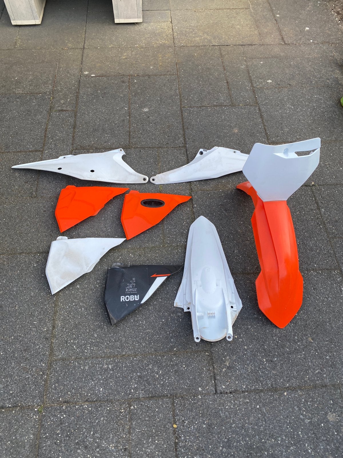 KTM Wit Oranje Kappen set., Ophalen of Verzenden, Nieuw