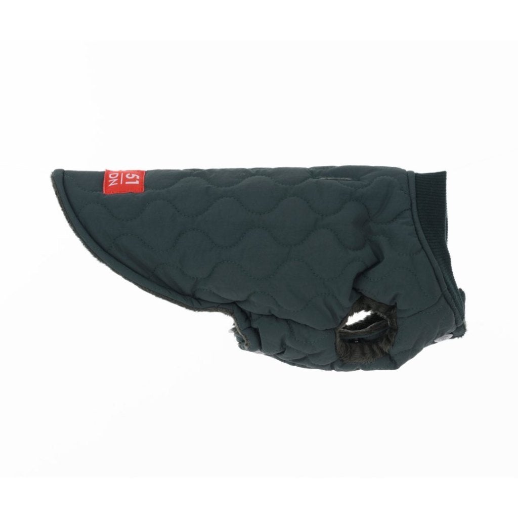 51 DEGREES NORTH Burray Hondenjas Petrol Ruglengte 24 cm, Dieren en Toebehoren, Ophalen of Verzenden, Nieuw, Hondenjas, Gevoerd