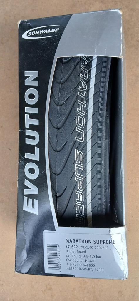 Schwalbe marathon supreme 37-622  28x1.40 buitenband., Fietsen en Brommers, Fietsonderdelen, Ophalen of Verzenden