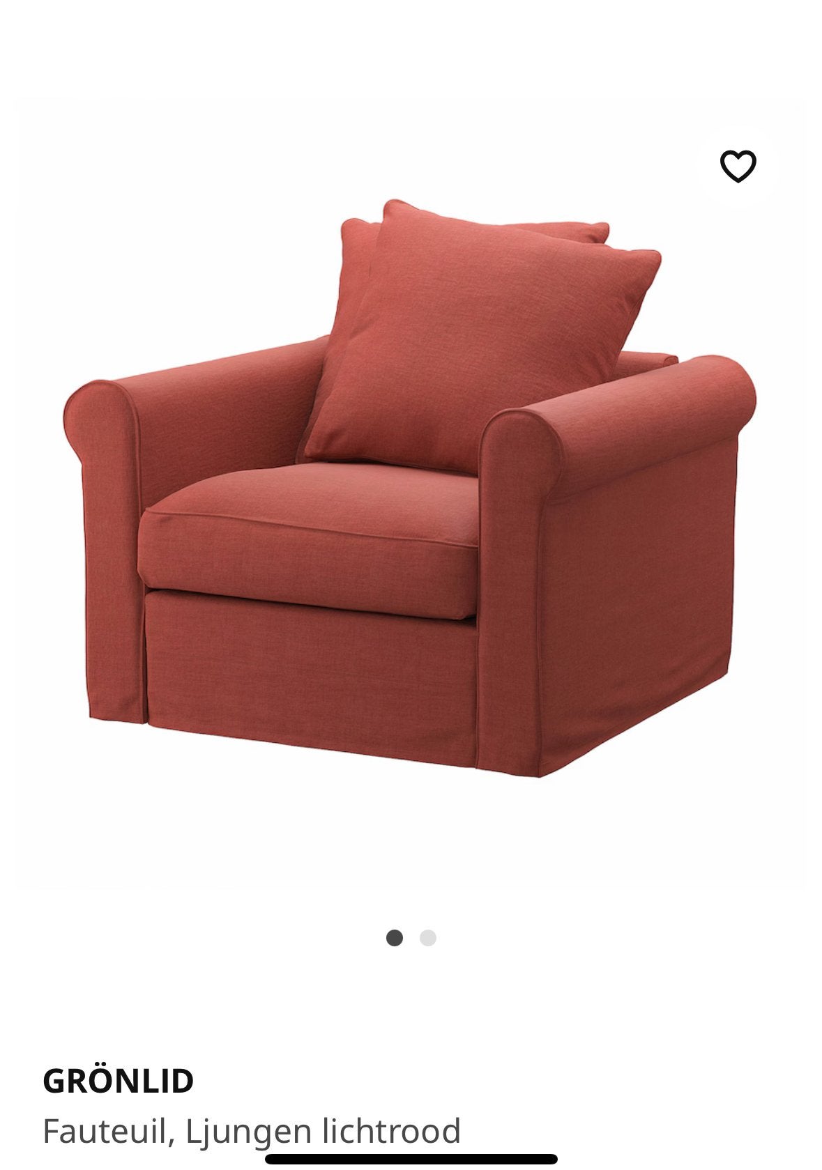 IKEA GRONLID fauteuil stoel, Huis en Inrichting, Fauteuils, Ophalen, Zo goed als nieuw, 50 tot 75 cm
