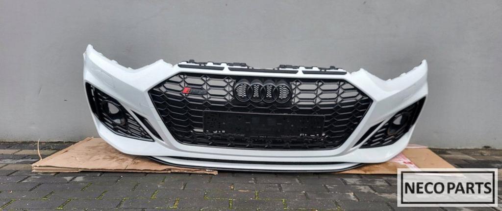 AUDI RS5 F5 8W 6X VOOR BUMPER KLEUR LS9R LEVERBAAR!!, Auto-onderdelen, Carrosserie en Plaatwerk, Spatbord, Audi, Gebruikt, Ophalen of Verzenden