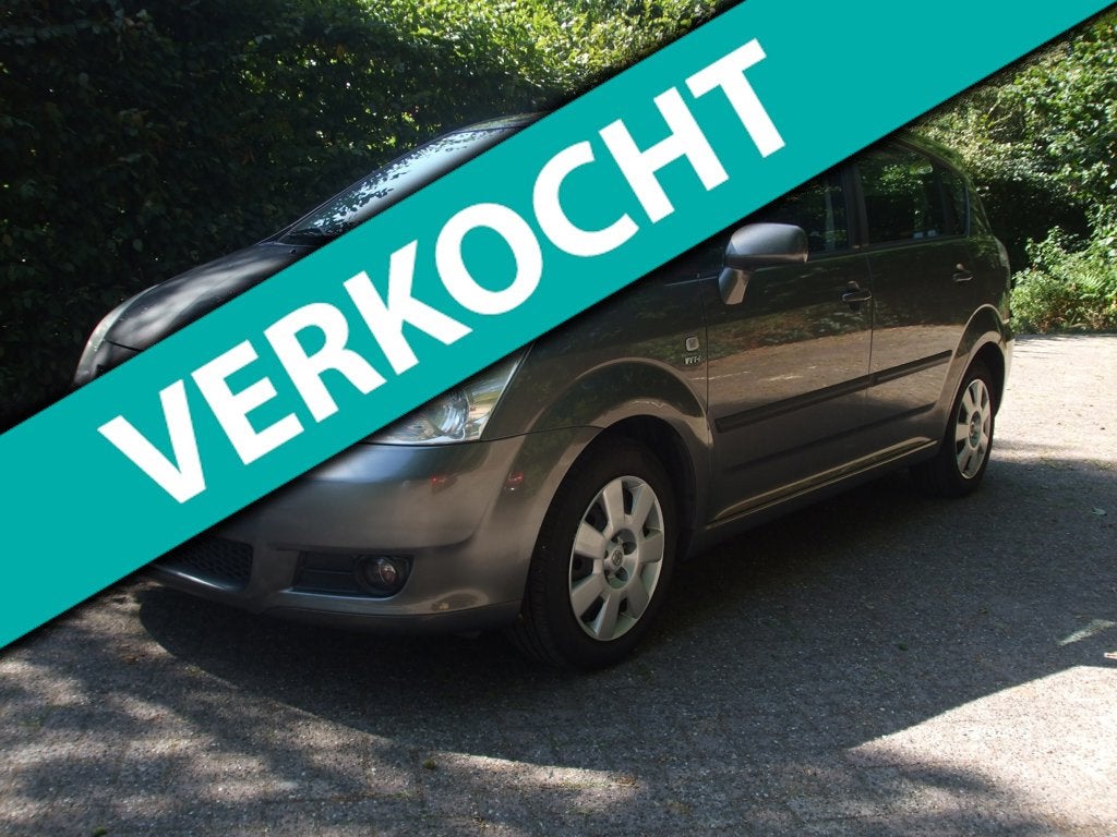 Toyota Corolla Verso 1.6 VVT-i Sol airco cruise 183 dkm NAP, Auto's, 1330 kg, 450 kg, Gebruikt, 4 cilinders