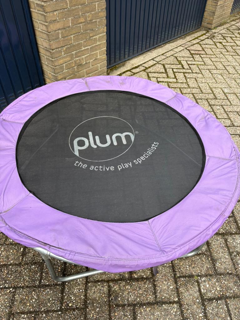 Plum trampoline met veiligheidsnet, Kinderen en Baby's, Speelgoed | Buiten | Trampolines, Gebruikt, Ophalen