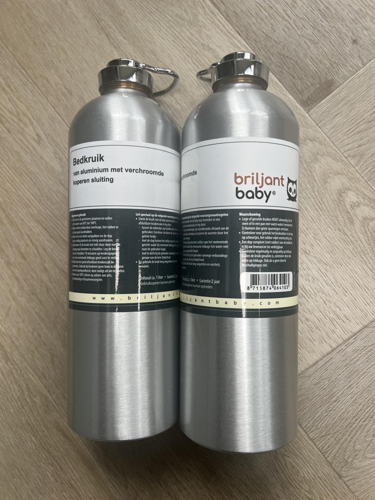 Briljant baby bedkruik aluminium set van 2, Ophalen, Zo goed als nieuw, Overige typen
