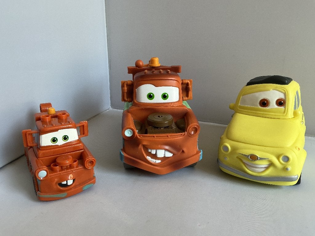 Disney Cars # 3 stuks - zie specificatie, Ophalen of Verzenden, Overige figuren, Zo goed als nieuw, Beeldje of Figuurtje