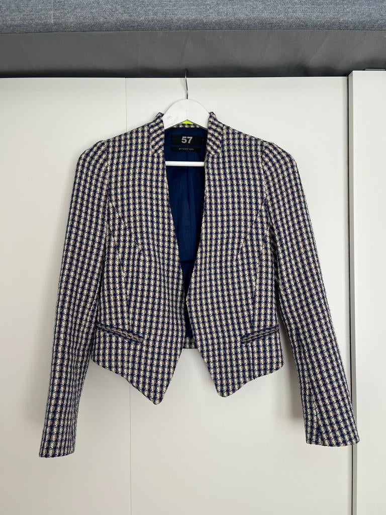 57 by Sissy-Boy Jasje - Maat S, Blauw, Ophalen of Verzenden, Zo goed als nieuw, Jasje