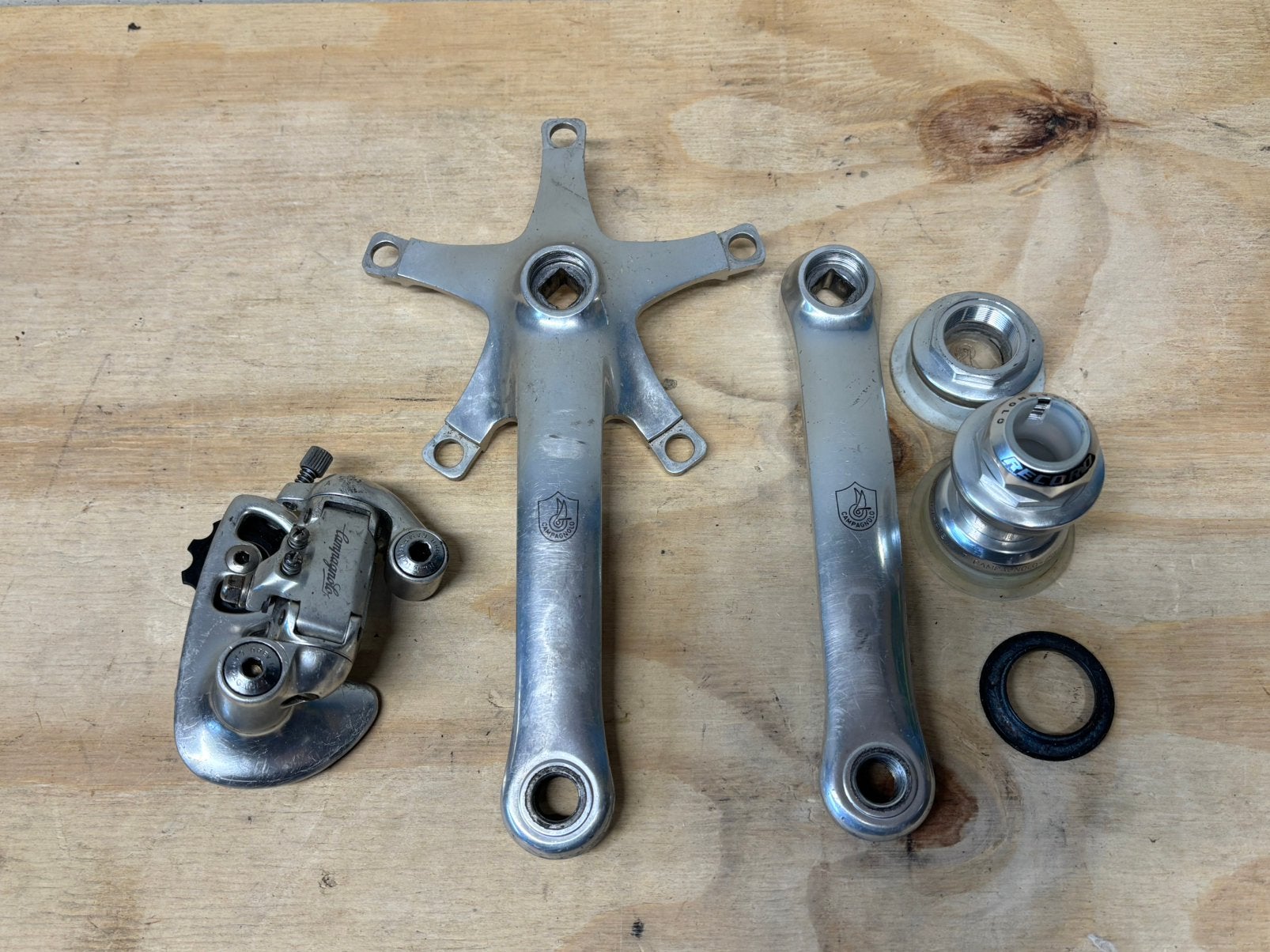 Campagnolo record vintage onderdelen racefiets, Ophalen of Verzenden, Gebruikt, Racefiets