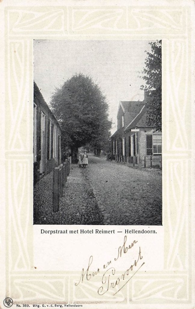 702-111-019 Dorpstraat Met Hotel Reimert Hellendoorn, Verzenden, Voor 1920, Overijssel